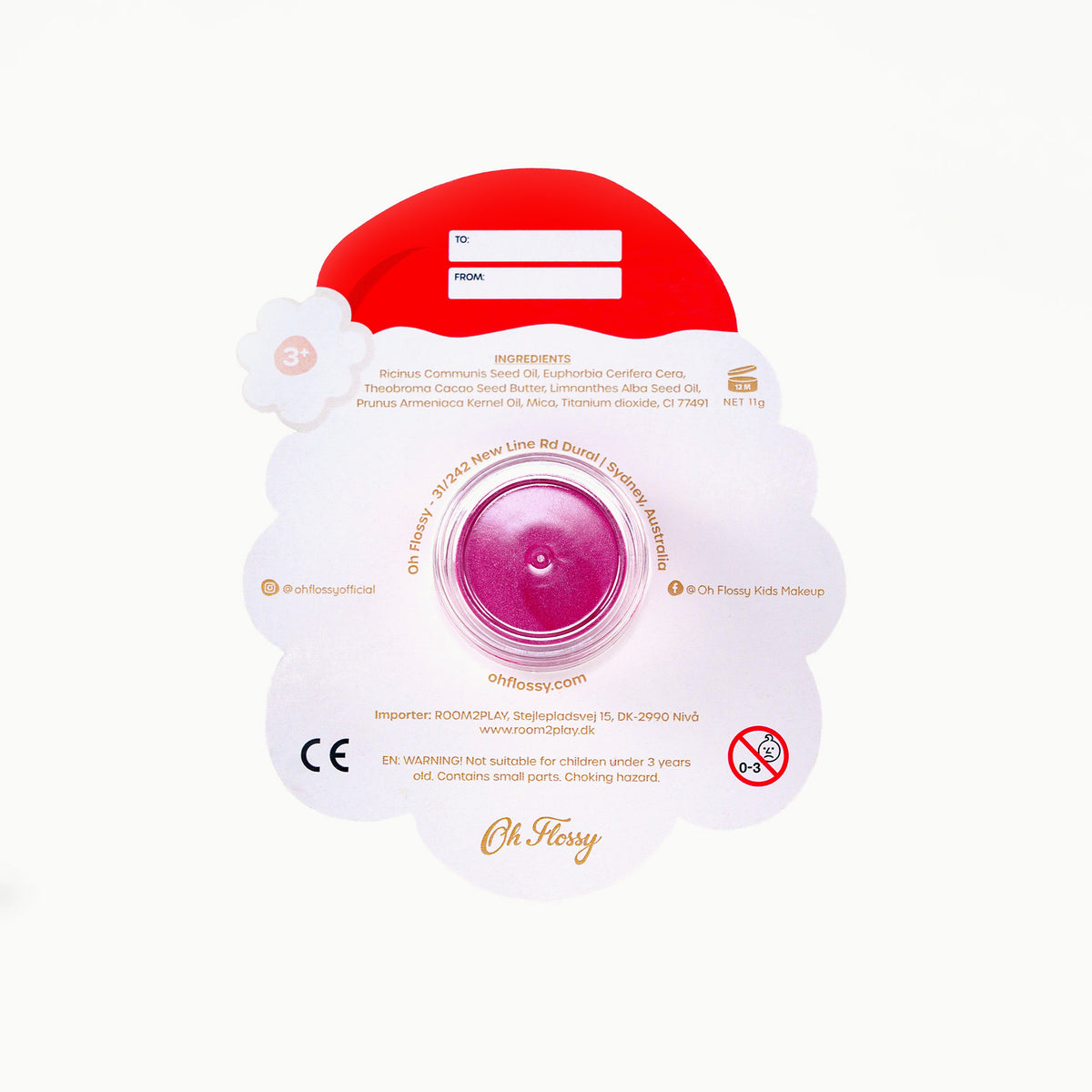 Oh Flossy Stocking Stuffer - Santa Red