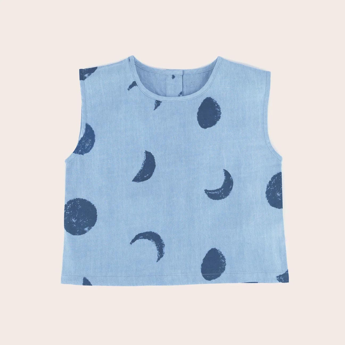 Chambray Moons Boxy Singlet