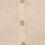 Oatmeal Posie Cardigan