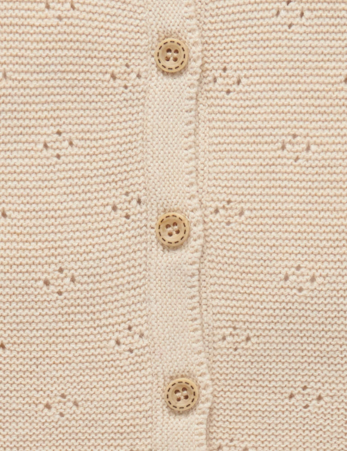 Oatmeal Posie Cardigan