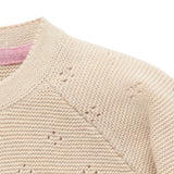 Oatmeal Posie Cardigan