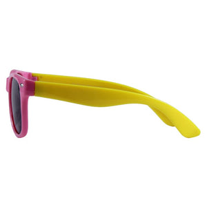 Eye Rollers Sunglasses (Pink/Yellow)