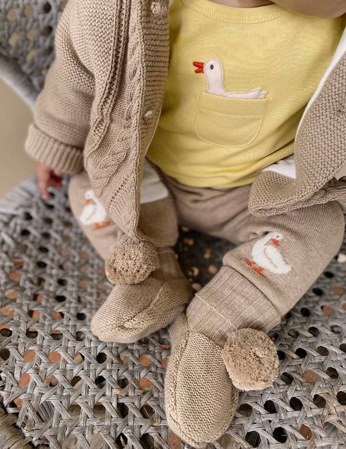 Biscuit Pom Pom Bootie