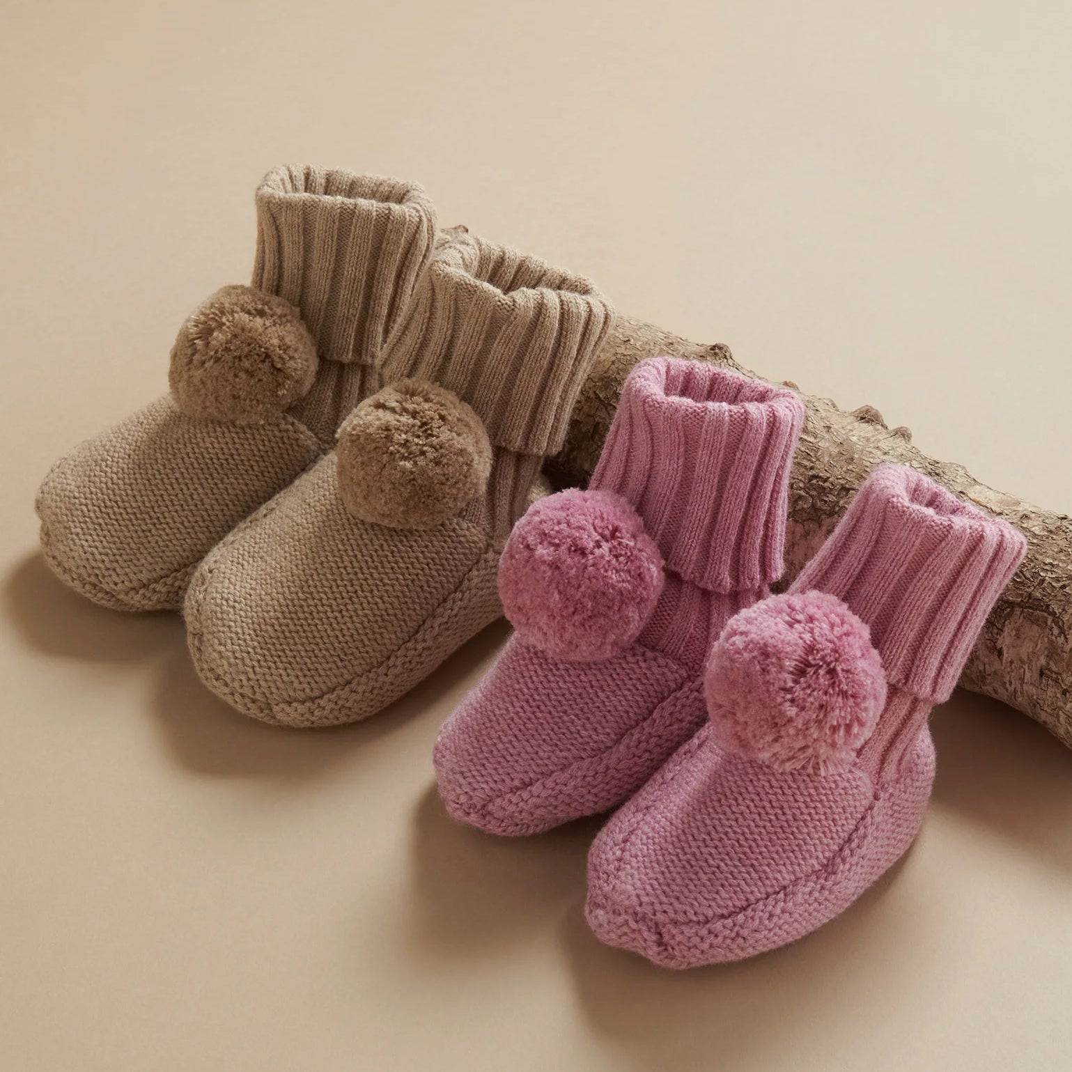 Hyacinth Pom Pom Bootie