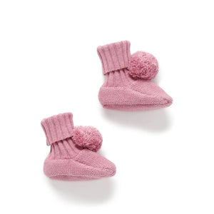 Hyacinth Pom Pom Bootie
