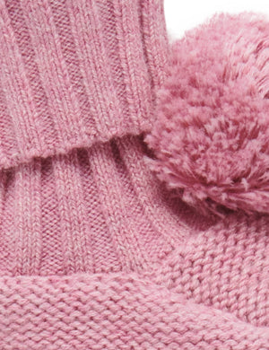 Hyacinth Pom Pom Bootie