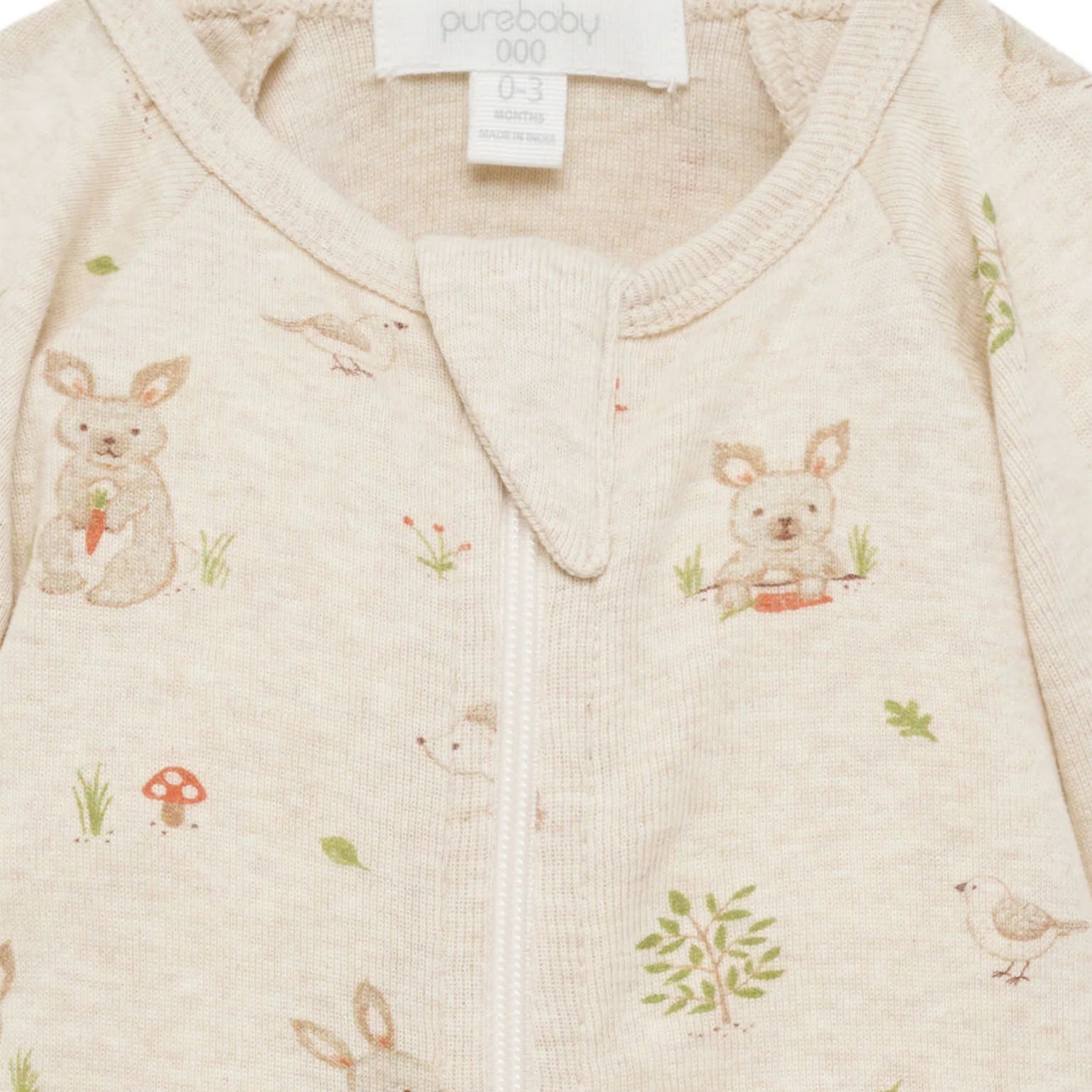 Bunny Zip Grow Suit