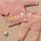 Geranium Chickie Jacquard Leggings