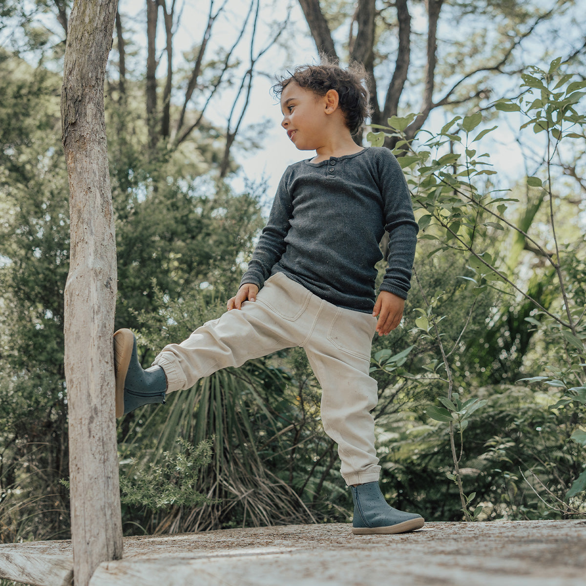 Electric Boot - Indigo Speckle