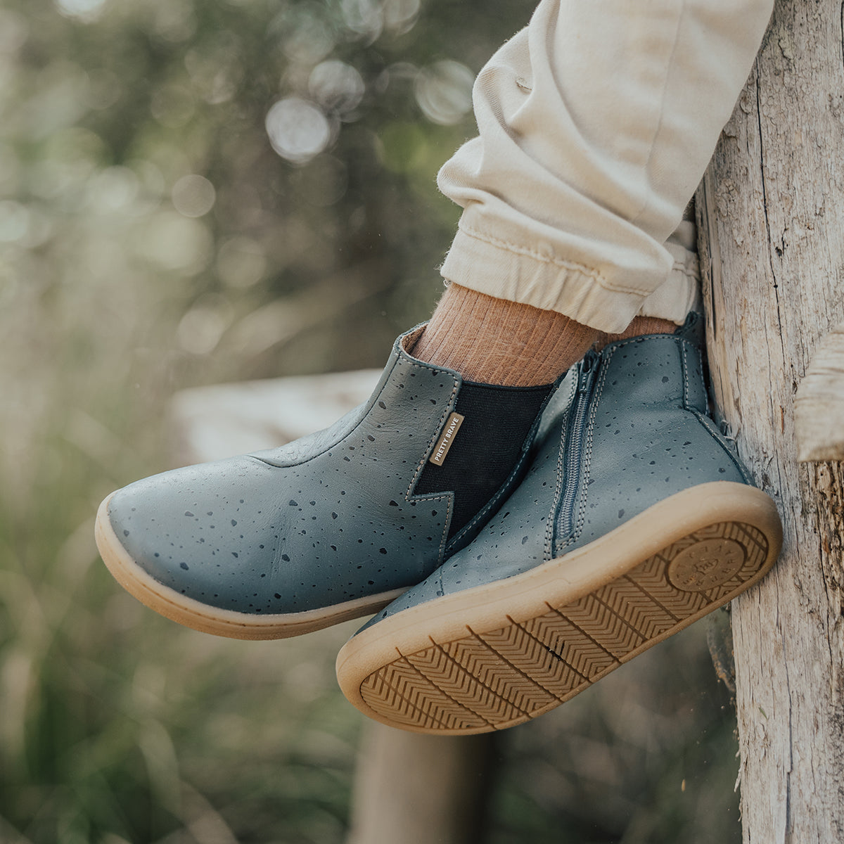 Electric Boot - Indigo Speckle