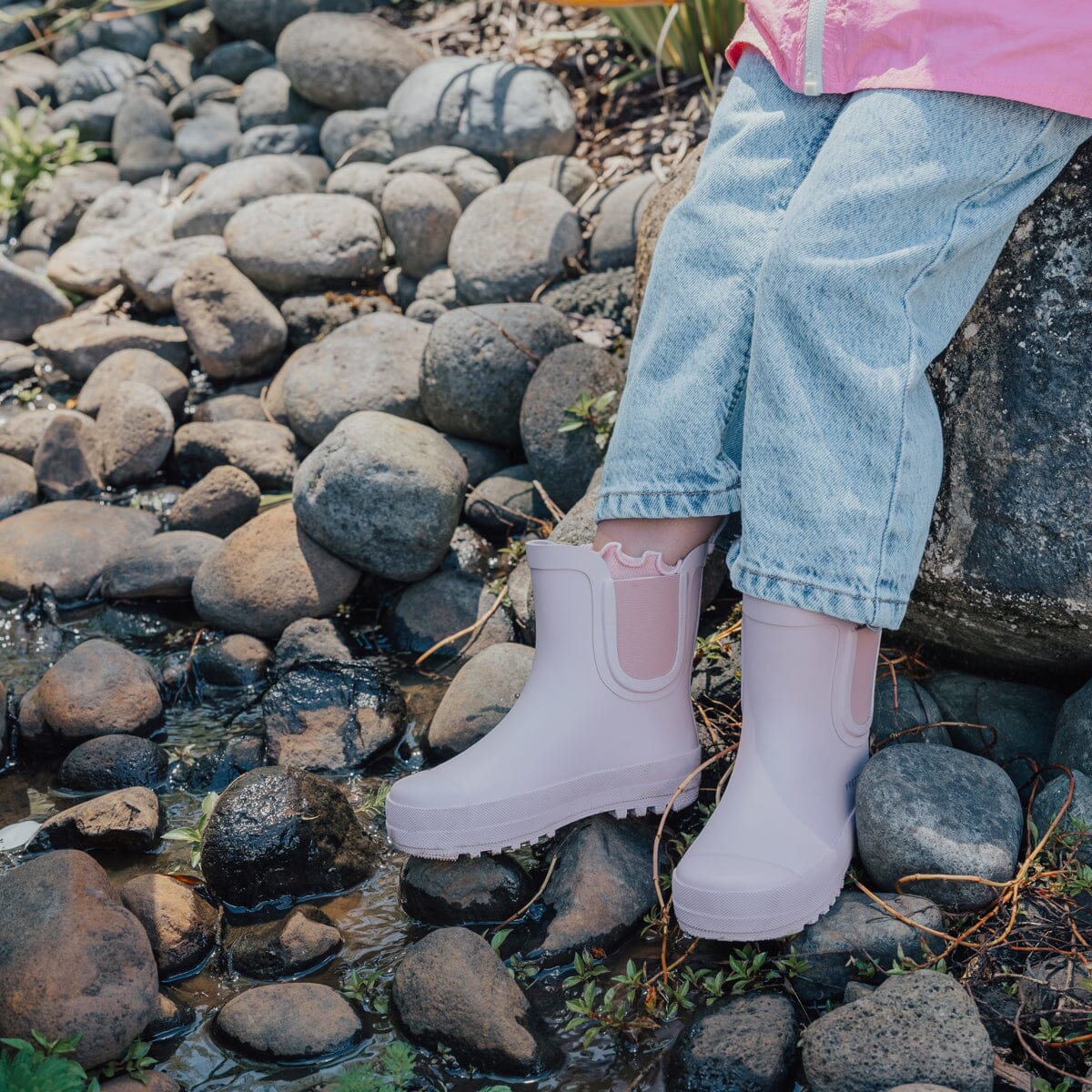 PUDDLE BOOT Blush - Kawaii Kids