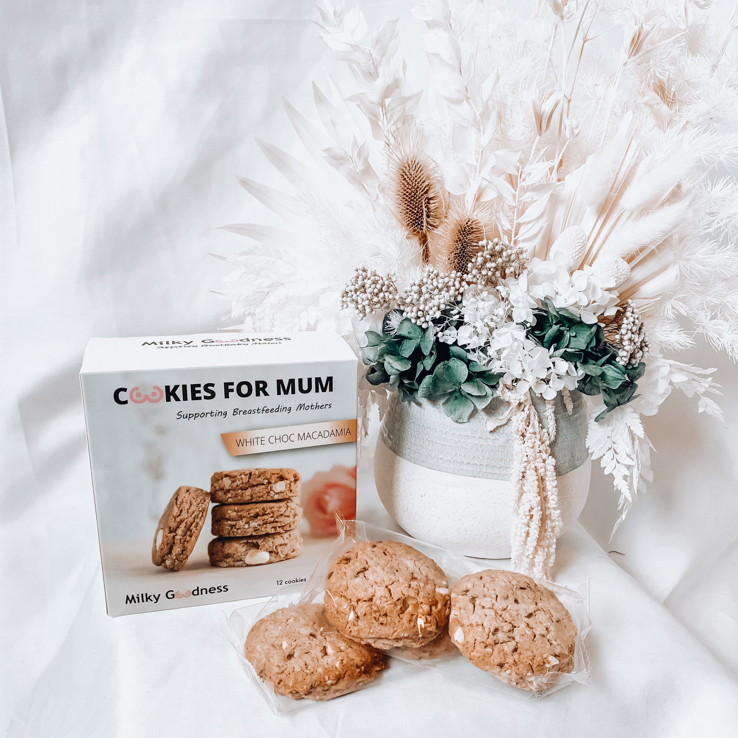 White Chocolate Chip & Macadamia Lactation Cookies