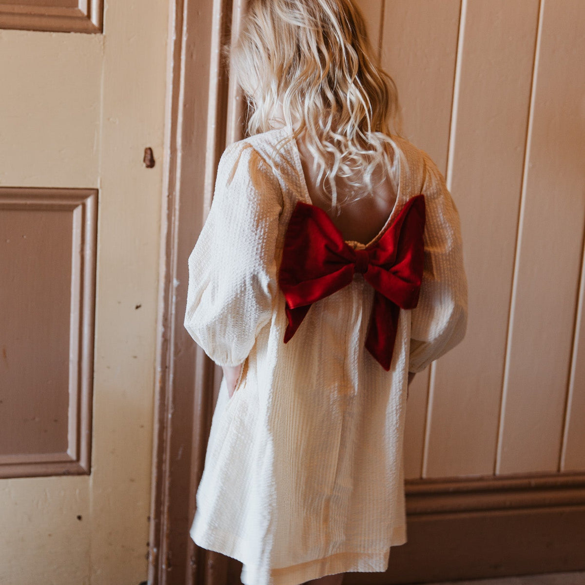 Pixie Dress (Custard)