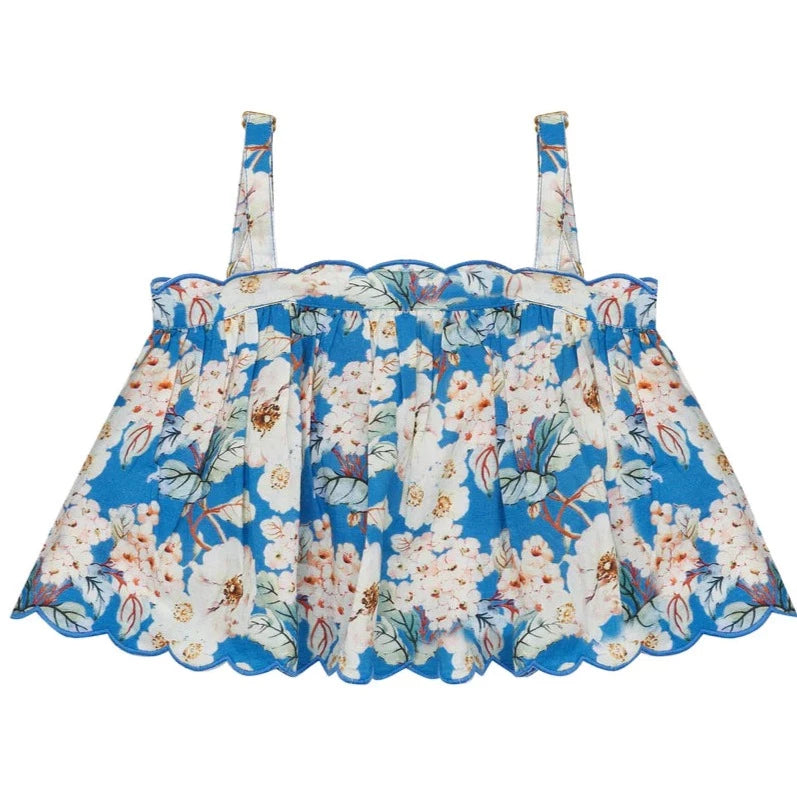 Pumpkin Pie Top (Moroccan Blue)