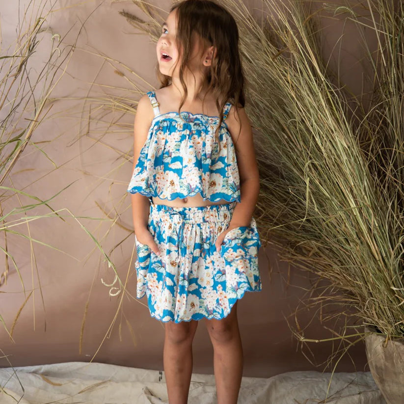 Pumpkin Pie Top (Moroccan Blue)
