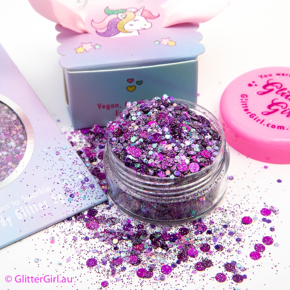 Sparkling Star Xmas Decoration (Purple Party)