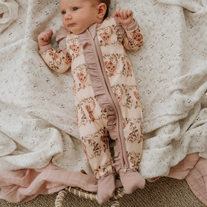 Vintage Teddies Zipsuit