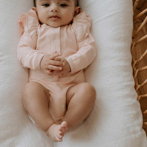 Pink Hearts LS Bodysuit