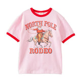 Rodeo Santa Tee - Pink