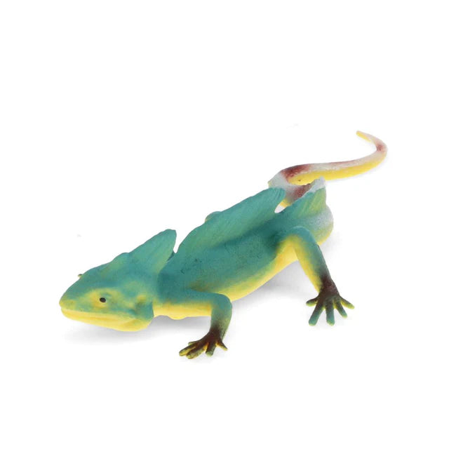 Realistic Toy Double Crown Lizard