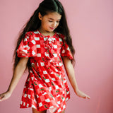Cherry Check SS Bowie Dress