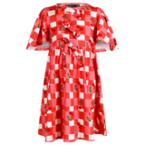 Cherry Check SS Bowie Dress