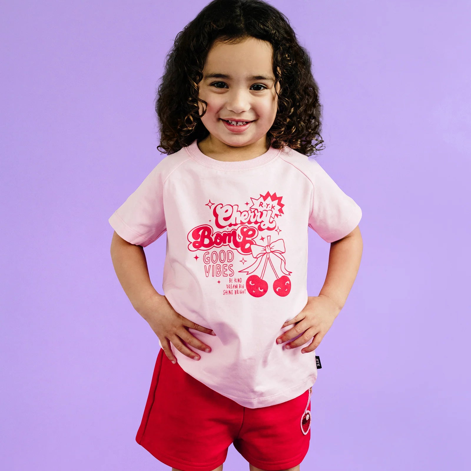 Cherry Bomb! Kylie Raglan SS Tee
