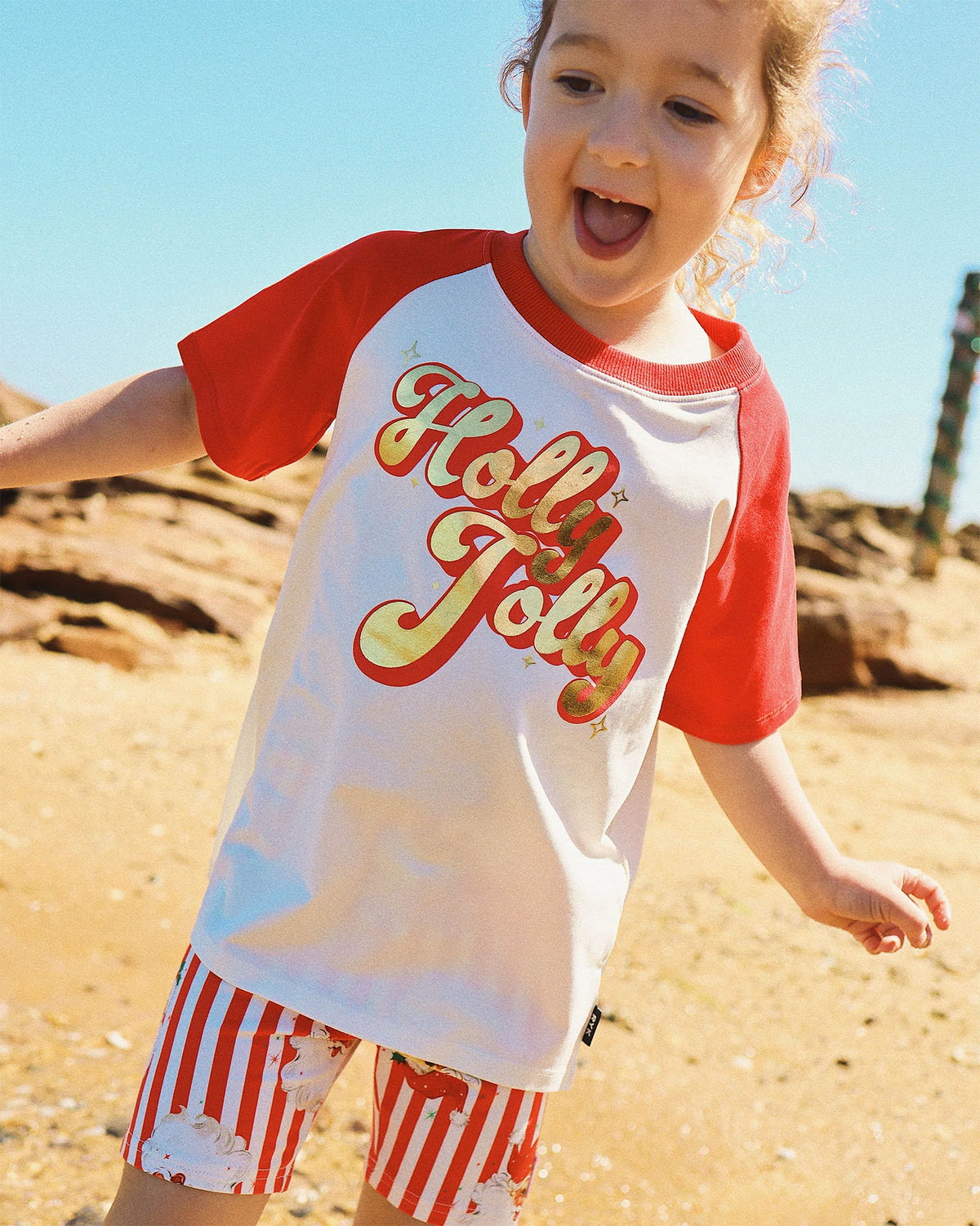 Holly Jolly Kylie Raglan SS Tee