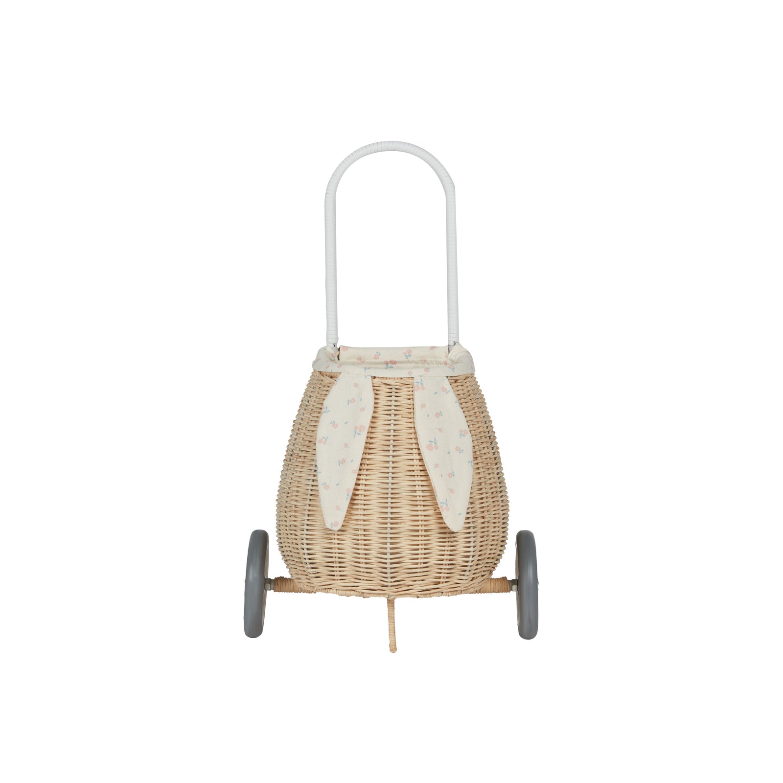 Rattan Bunny Luggy with Lining - Pansy