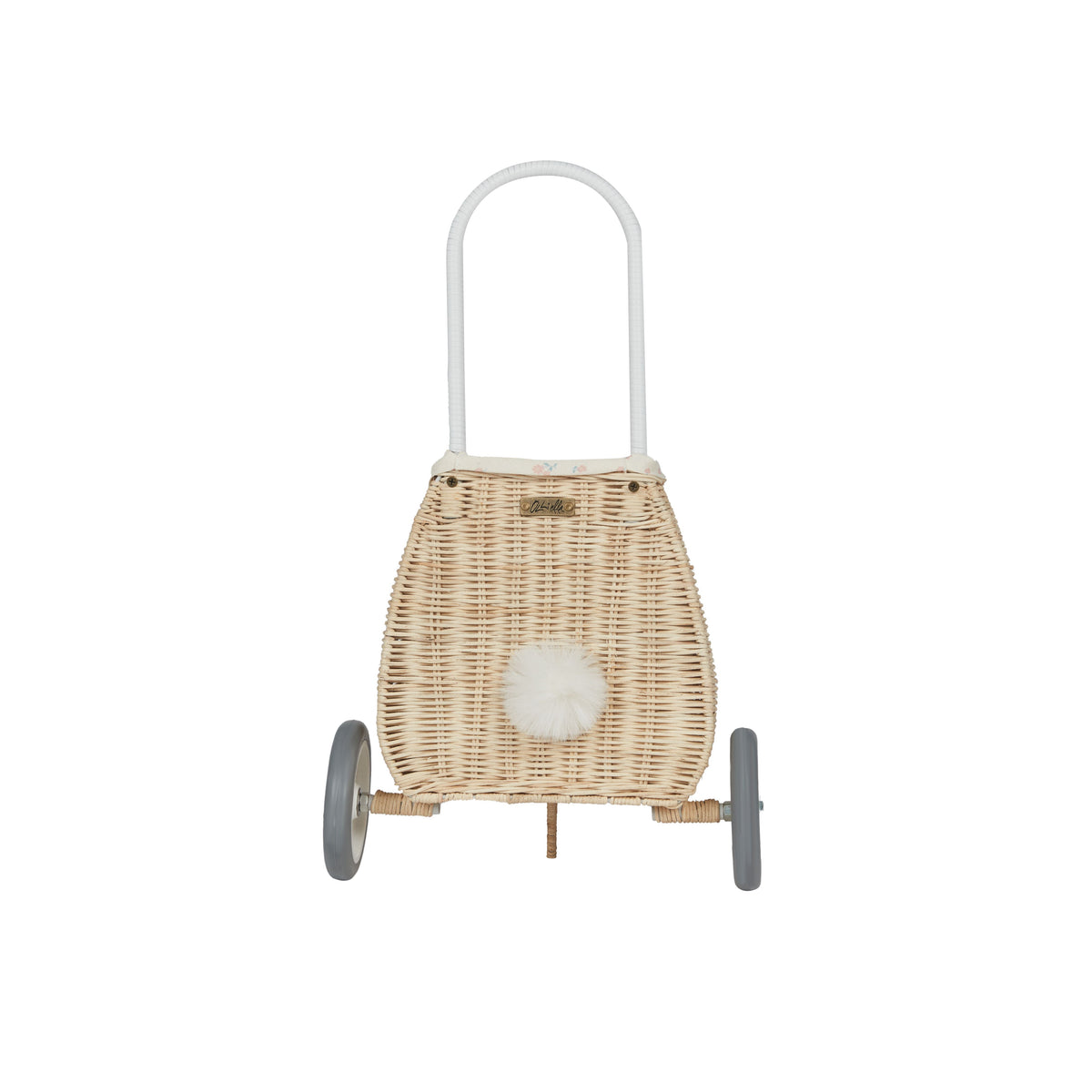 Rattan Bunny Luggy with Lining - Pansy