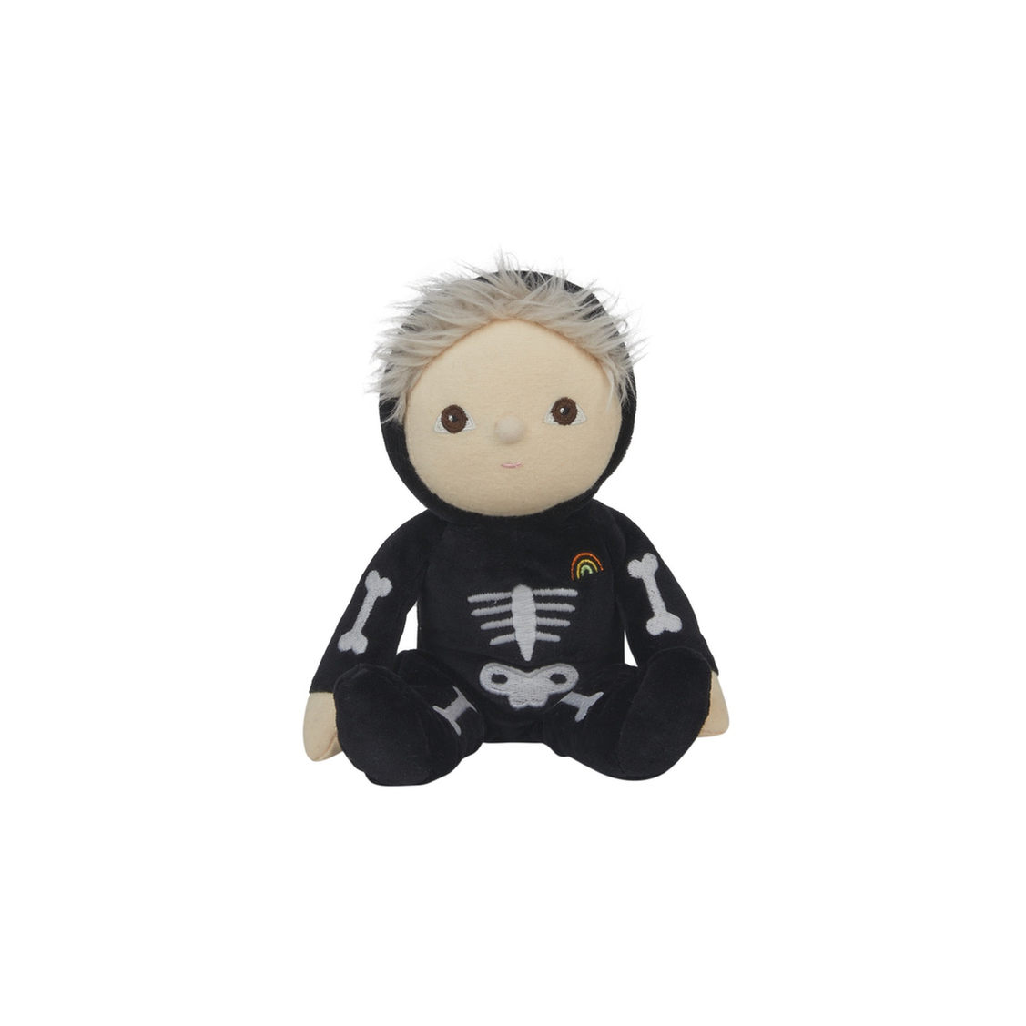Dinky Dinkum Doll Scully Skeleton - Black