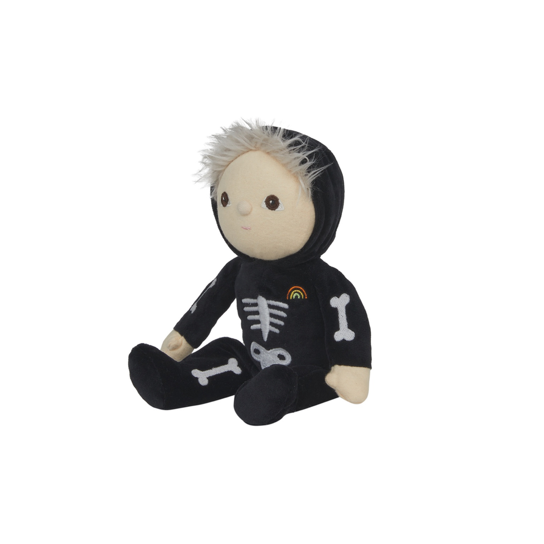 Dinky Dinkum Doll Scully Skeleton - Black