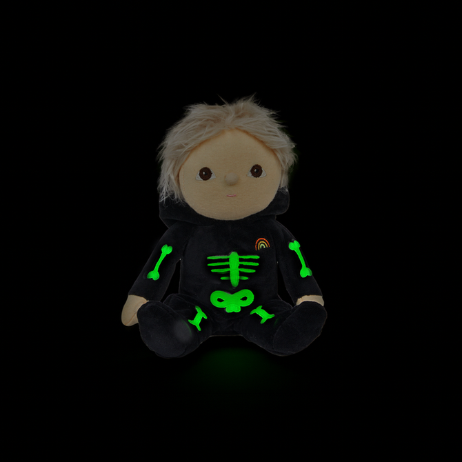 Dinky Dinkum Doll Scully Skeleton - Black