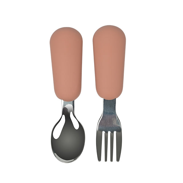 Straight Spoon & Fork (9 Colours)