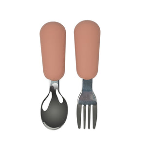 Straight Spoon & Fork (9 Colours)