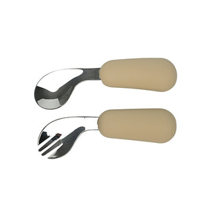 Curved Spoon & Fork (9 Colours)