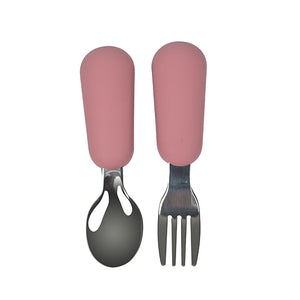 Straight Spoon & Fork (9 Colours)
