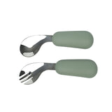 Curved Spoon & Fork (9 Colours)