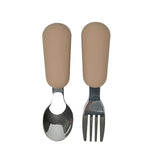 Straight Spoon & Fork (9 Colours)