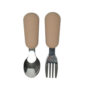 Straight Spoon & Fork (9 Colours)