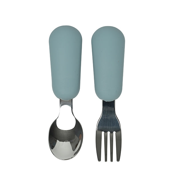 Straight Spoon & Fork (9 Colours)