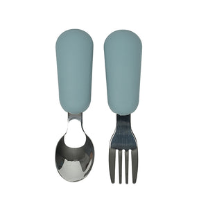 Straight Spoon & Fork (9 Colours)