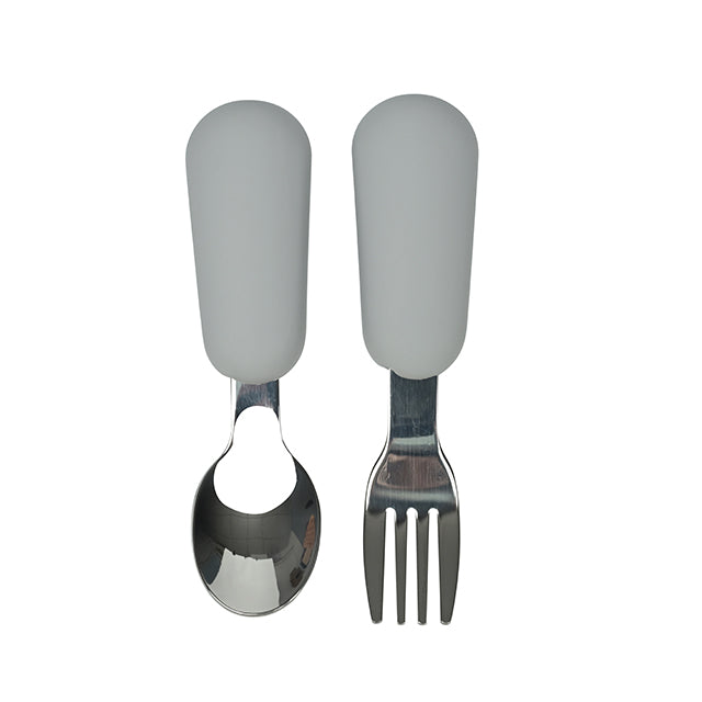 Straight Spoon & Fork (9 Colours)