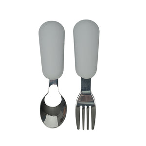 Straight Spoon & Fork (9 Colours)