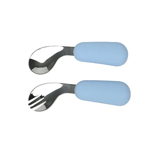 Curved Spoon & Fork (9 Colours)