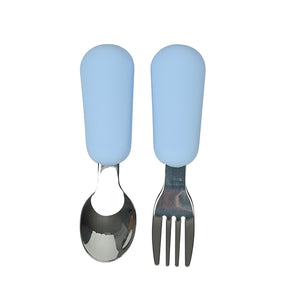 Straight Spoon & Fork (9 Colours)