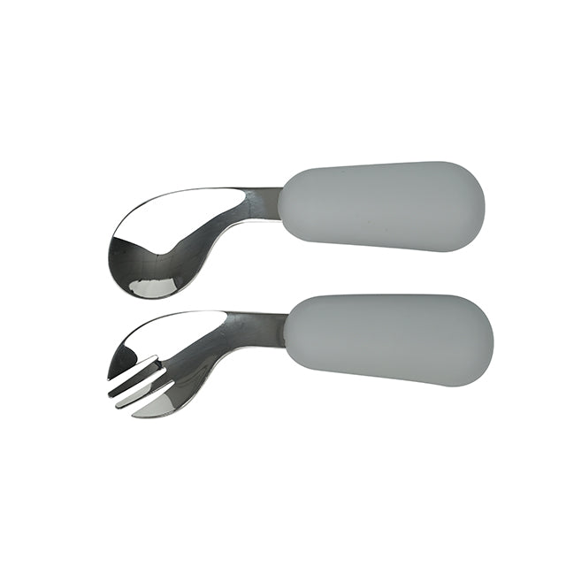 Curved Spoon & Fork (9 Colours)
