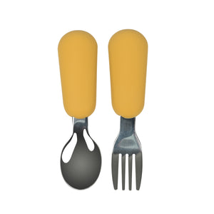 Straight Spoon & Fork (9 Colours)