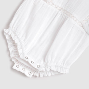 Anais Playsuit - White