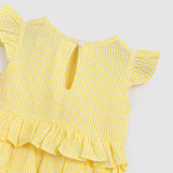 Nellie Playsuit (Yellow Gingham)